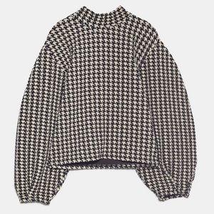 Houndstooth Sweatshirt